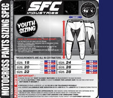 Load image into Gallery viewer, SFC INDUSTRIES 2020 COLLECTION BLACK BASE MX PANTS