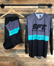 Load image into Gallery viewer, SFC/DMK GREY-TEAL BLUE  MX JERSEY