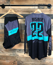 Load image into Gallery viewer, SFC/DMK GREY-TEAL BLUE  MX JERSEY