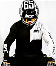 Load image into Gallery viewer, SUPER FAST CREW BLK/WHITE MX JERSEY